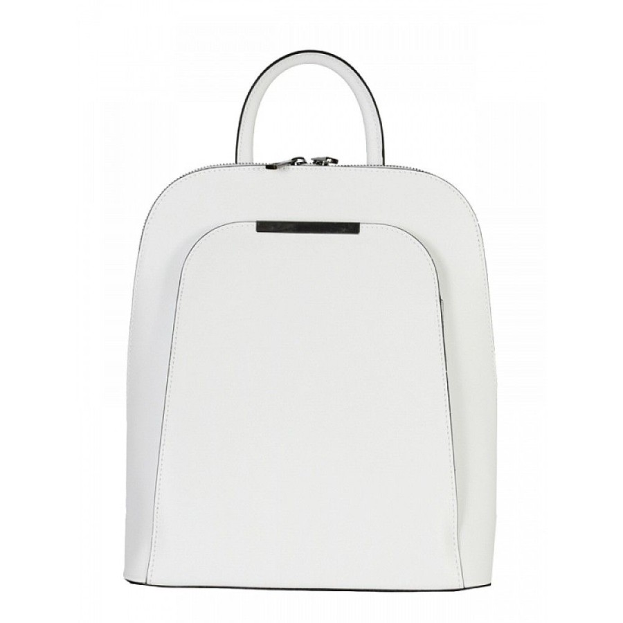 VERA Leather Backpacks | Vera Italy "Bejana" White