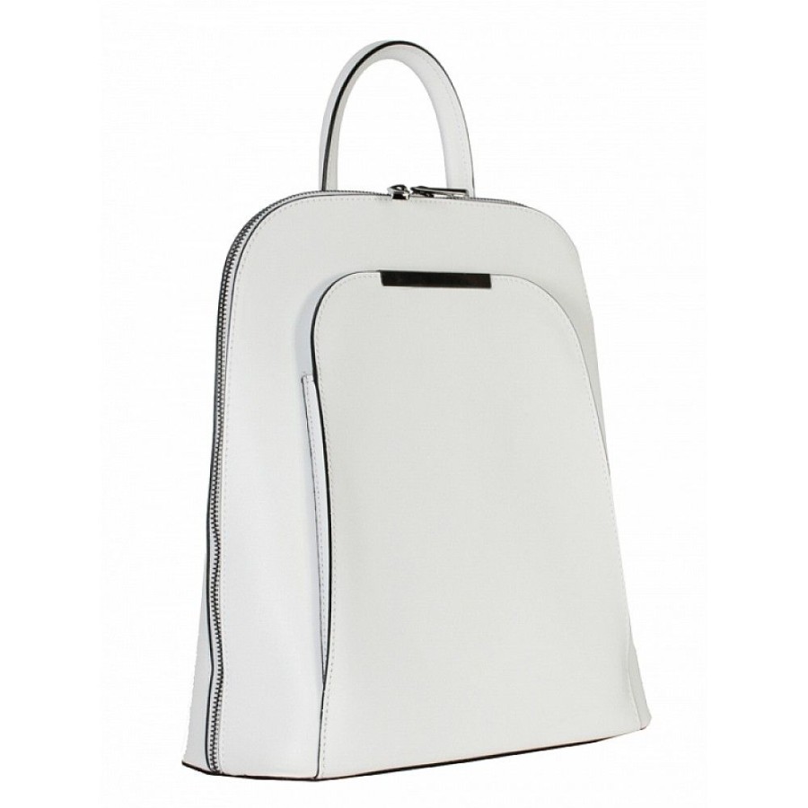 VERA Leather Backpacks | Vera Italy "Bejana" White