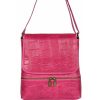 VERA Cross Body Handbags | Vera Italy "Cirra" Fuchsia