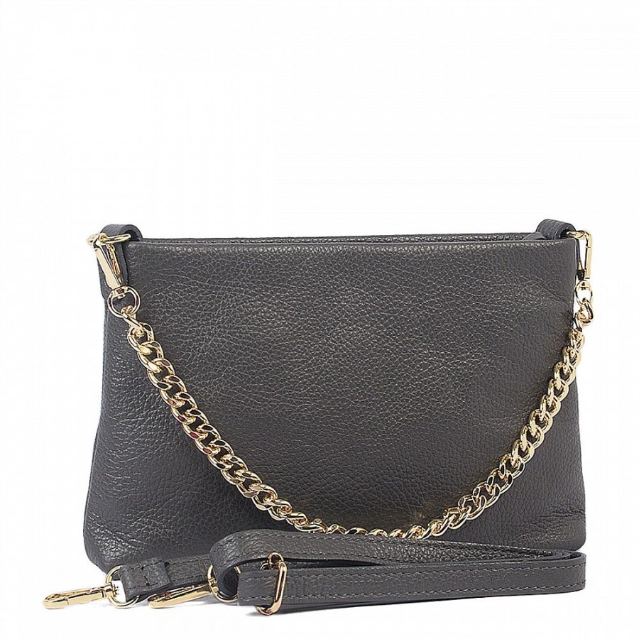 VERA Small Handbags | Vera Italy "Blahova" Dark Grey