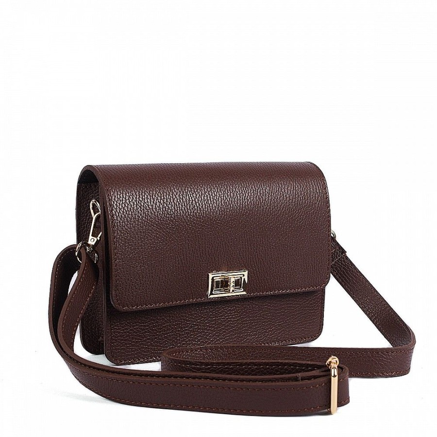 VERA Small Handbags | Vera Italy "Shikda" Chocolate