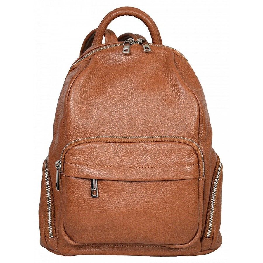 VERA Leather Backpacks | Vera Italy "Abhazia" Cognac