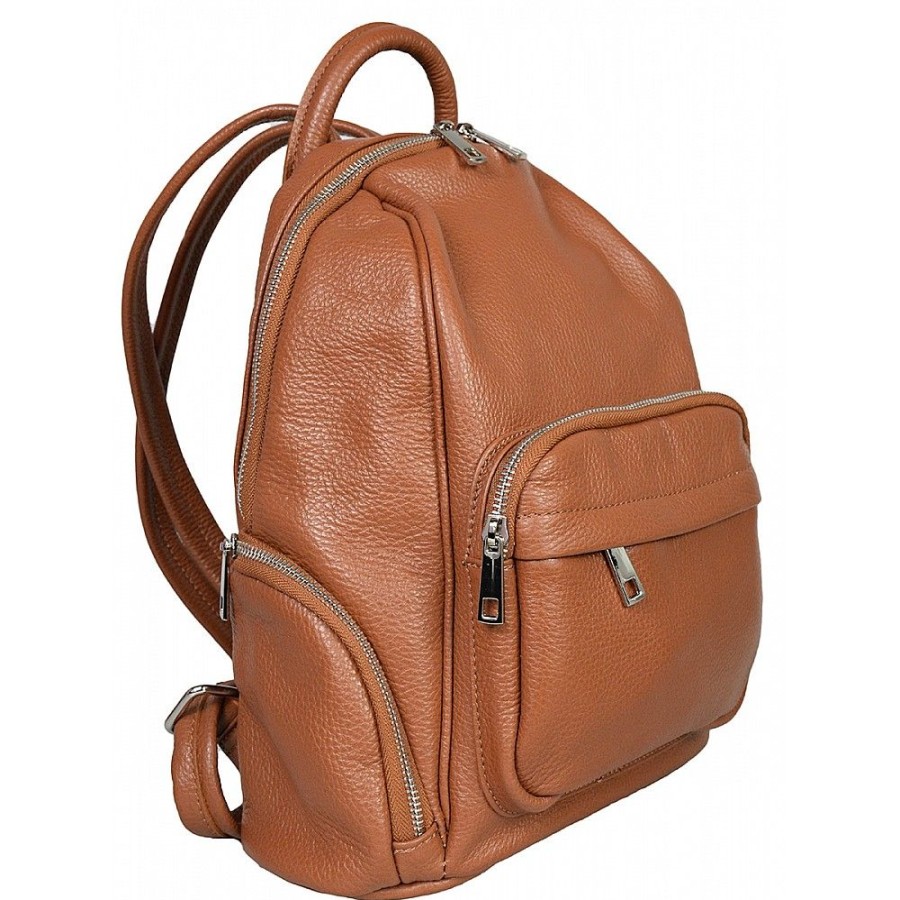 VERA Leather Backpacks | Vera Italy "Abhazia" Cognac