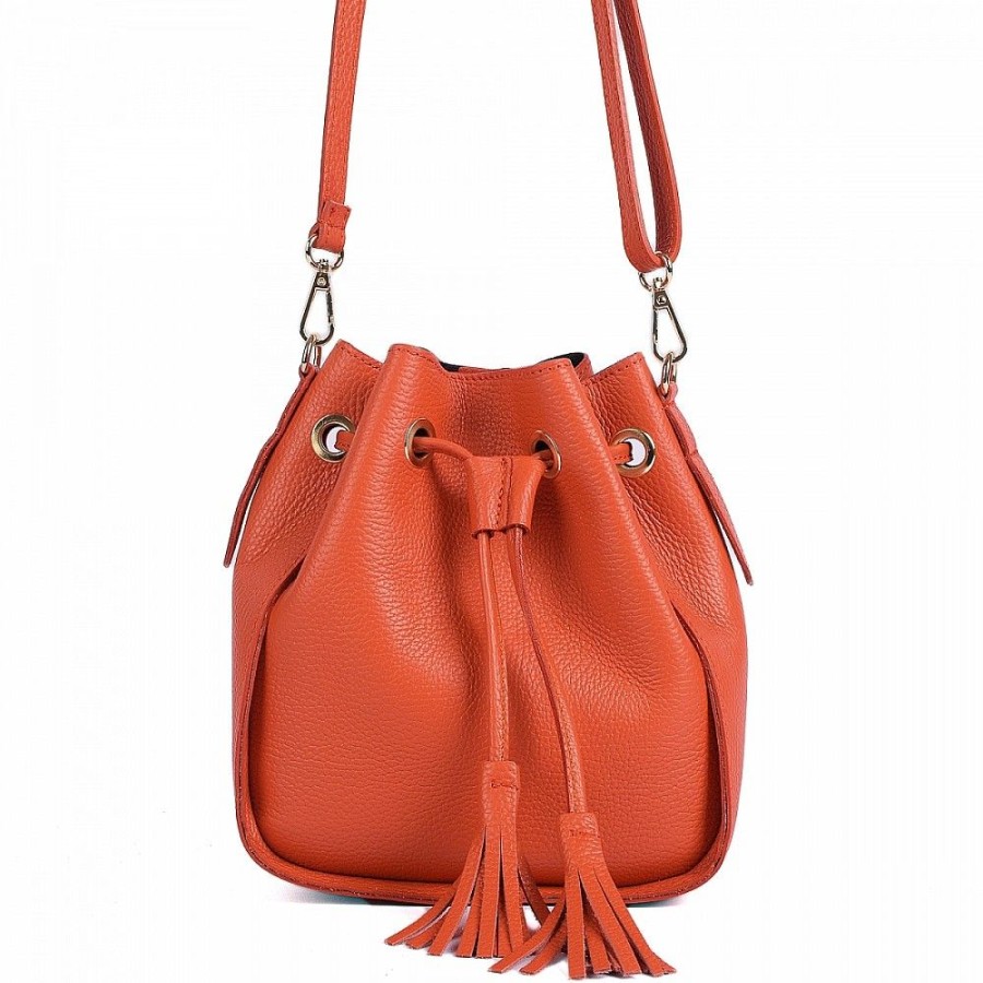 VERA Cross Body Handbags | Vera Italy "Jarizza" Orange