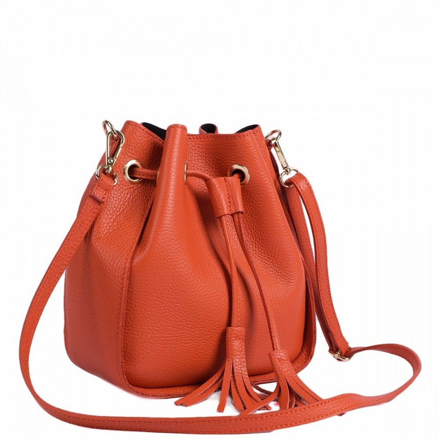 VERA Cross Body Handbags | Vera Italy "Jarizza" Orange