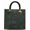 VERA Formal Handbags | Vera Italy "Grina" Dark Green