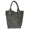 VERA Large Handbags | Vera Italy "Suzanita" Dark Grey