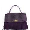 VERA Large Handbags | Vera Italy "Dilea" Purple