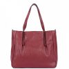 VERA Large Handbags | Vera Italy "Rikke" Bordeaux