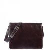 VERA Large Handbags | Vera Italy "Tarbella" Dark Brown