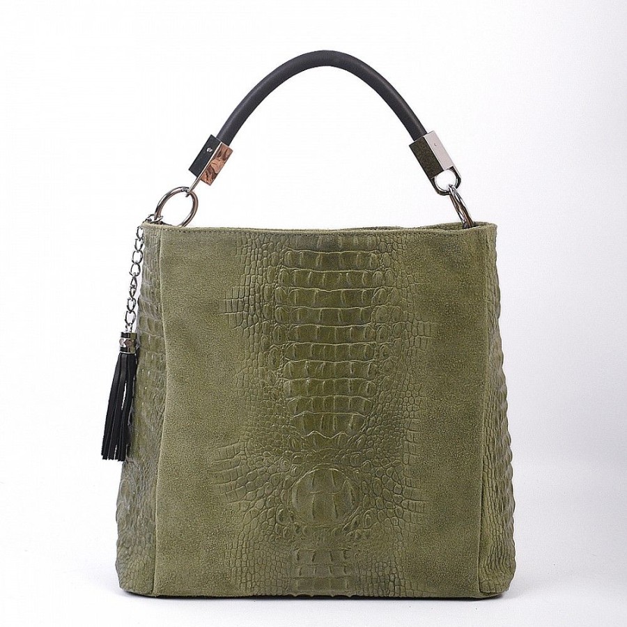 VERA Large Handbags | Vera Italy "Taniza" Mint