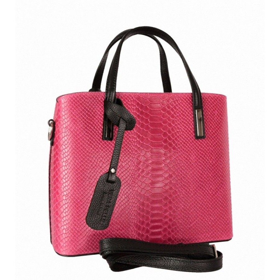 VERA Formal Handbags | Vera Italy "Alexandrea" Fuchsia