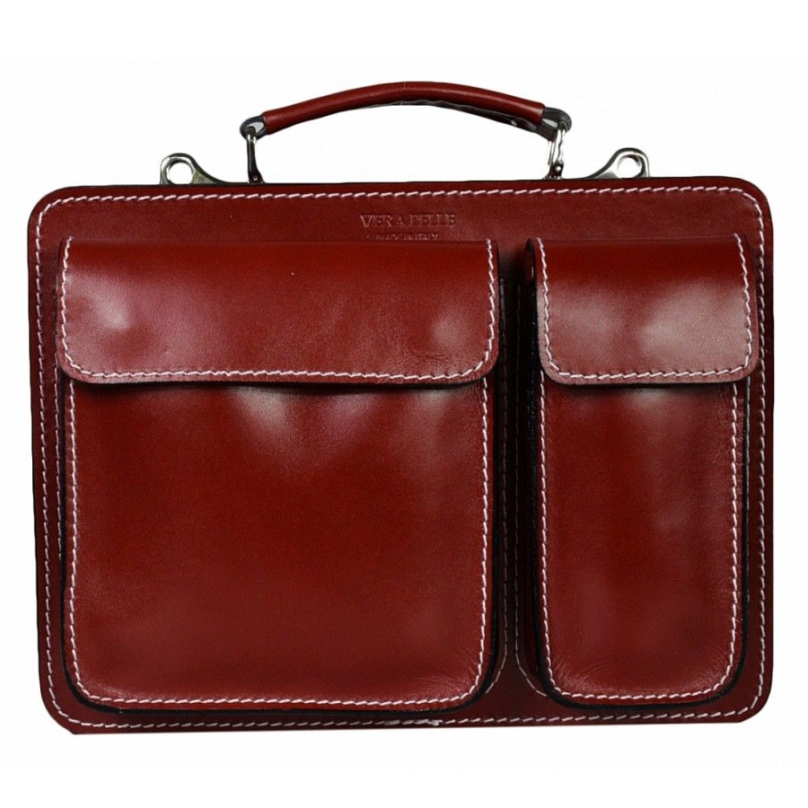 VERA Briefcases | Vera Italy "Markot" Red