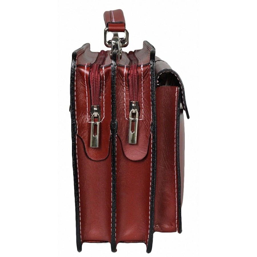 VERA Briefcases | Vera Italy "Markot" Red