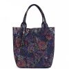 VERA Large Handbags | Vera Italy "Bahami" Flower Print