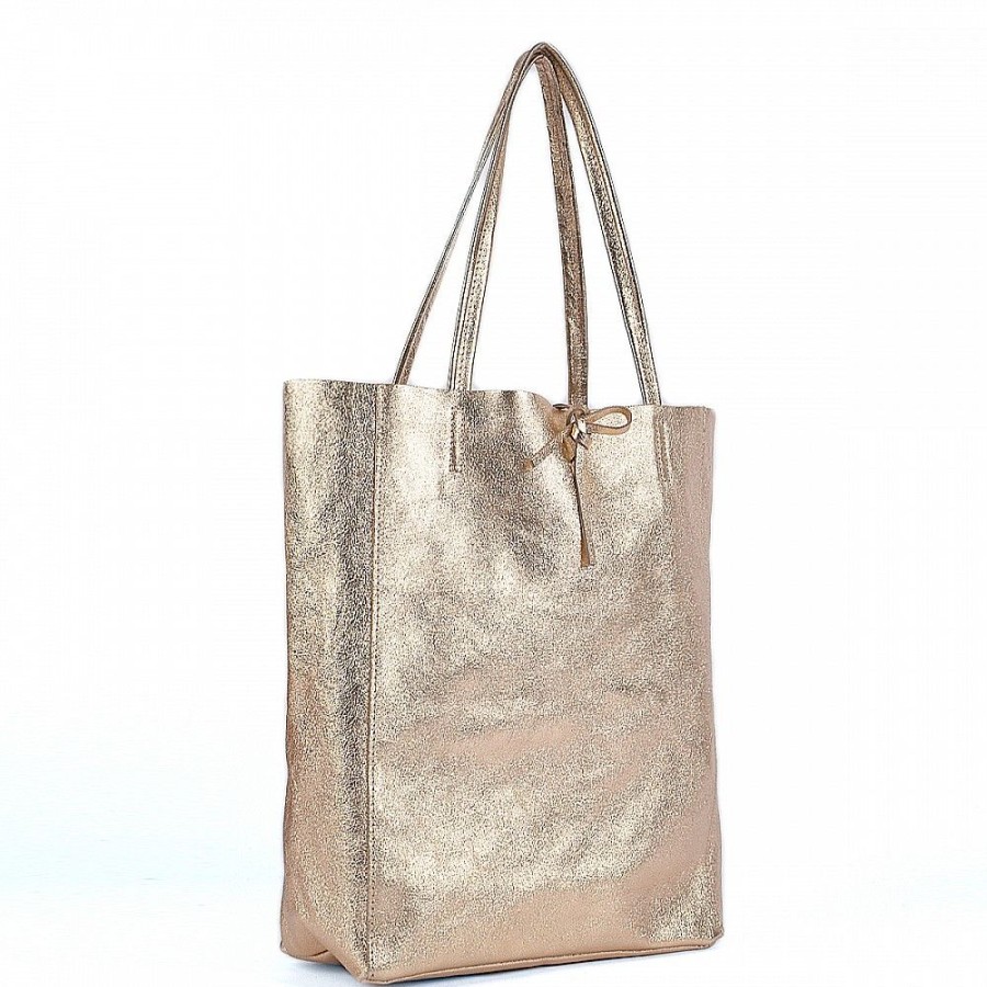 VERA Large Handbags | Vera Italy "Deina" Gold