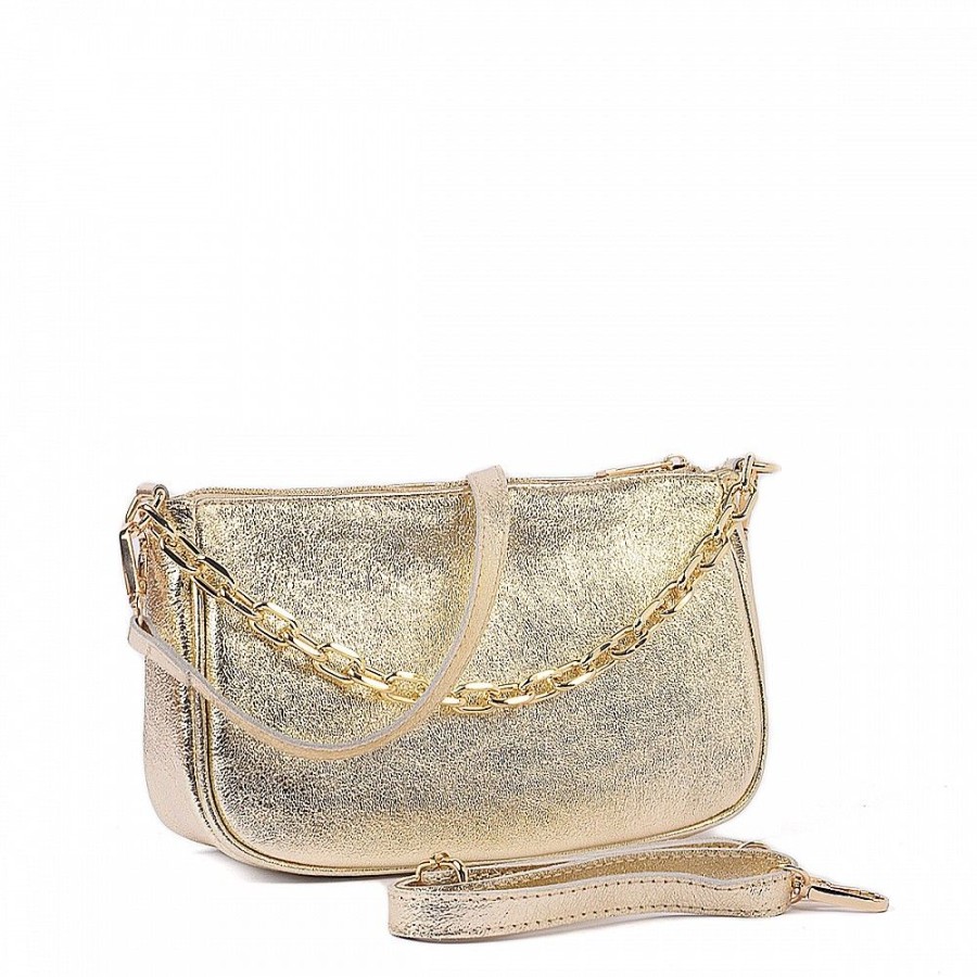 VERA Small Handbags | Vera Italy "Surgasa" Gold