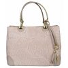 VERA Large Handbags | Vera Italy "Viflora" Rose Powder