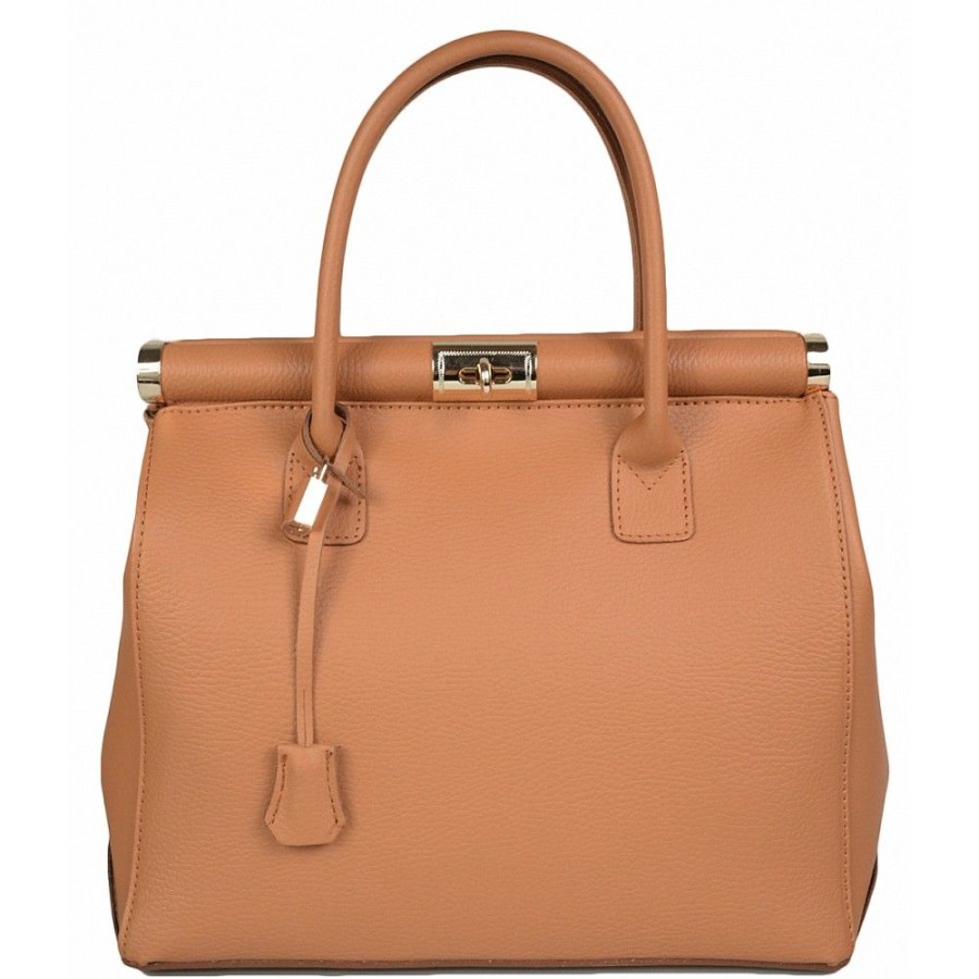 VERA Formal Handbags | Vera Italy "Chezena" Cognac