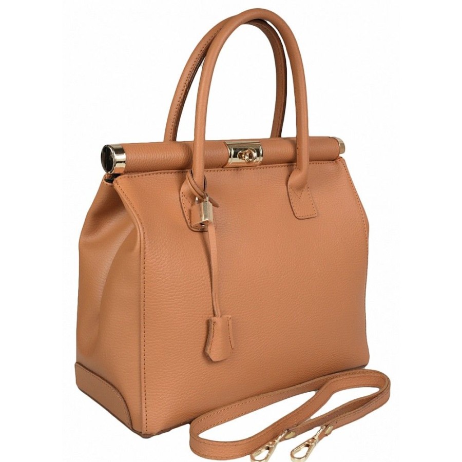 VERA Formal Handbags | Vera Italy "Chezena" Cognac