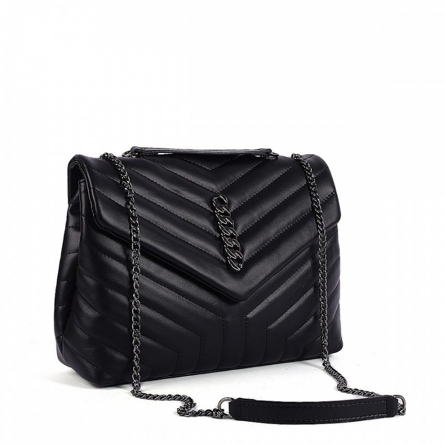 VERA Formal Handbags | Vera Italy "Adrianna" Black