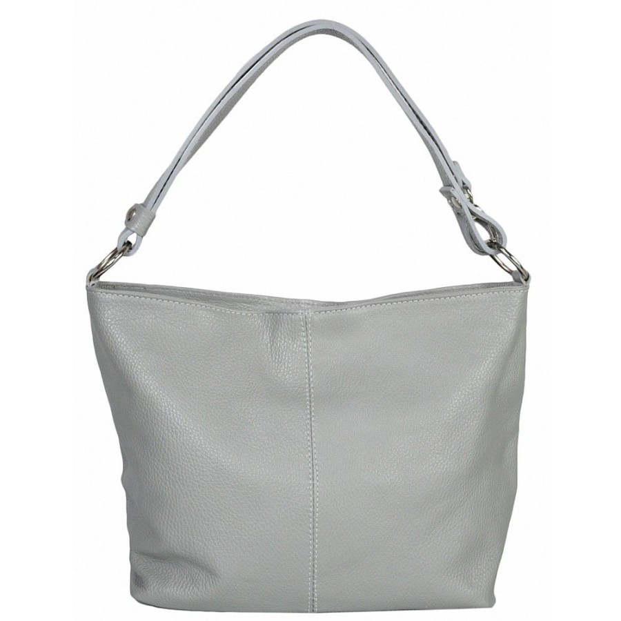 VERA Cross Body Handbags | Vera Italy "Lola" Light Grey