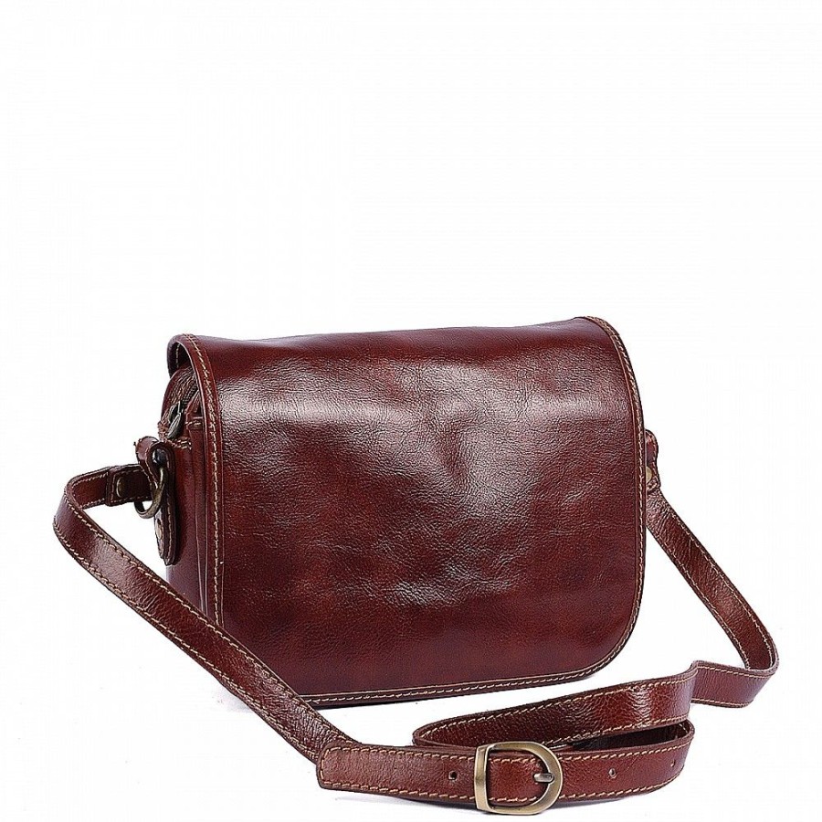 VERA Cross Body Handbags | Vera Italy "Tuana" Chocolate