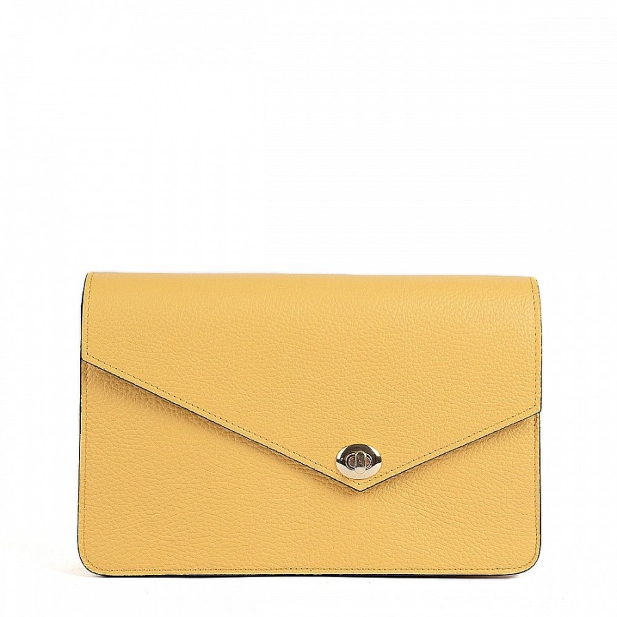 VERA Formal Handbags | Vera Italy "Volga" Yellow