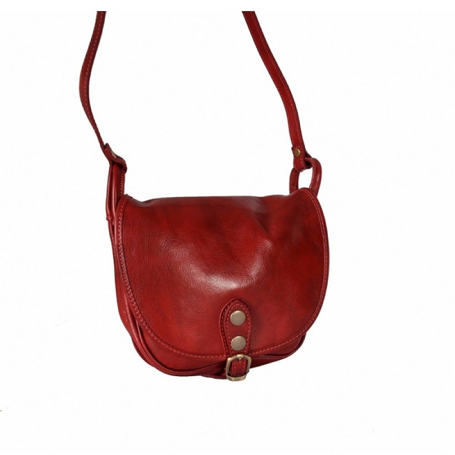 VERA Small Handbags | Vera Italy "Sisly" Burgundy