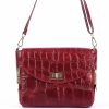 VERA Cross Body Handbags | Vera Italy "Boliva" Bordeaux