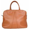 VERA Large Handbags | Vera Italy "Stabia" Cognac