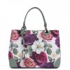 VERA Large Handbags | Vera Italy "Djakava" Flower Print