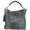 VERA Large Handbags | Vera Italy "Clementina" Dark Grey