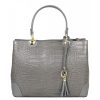 VERA Large Handbags | Vera Italy "Borianda" Dark Grey