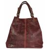 VERA Cross Body Handbags | Vera Italy "Presia" Bordeaux