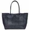 VERA Large Handbags | Vera Italy "Omeda" Dark Blue