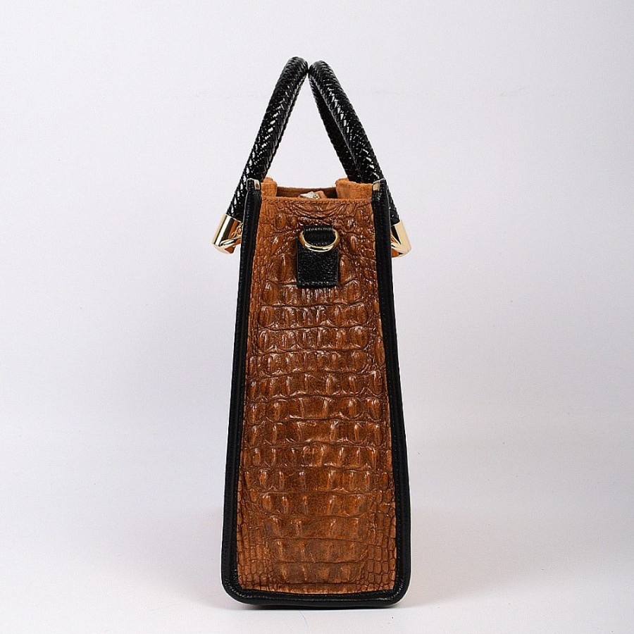 VERA Formal Handbags | Vera Italy "Keba" Cognac