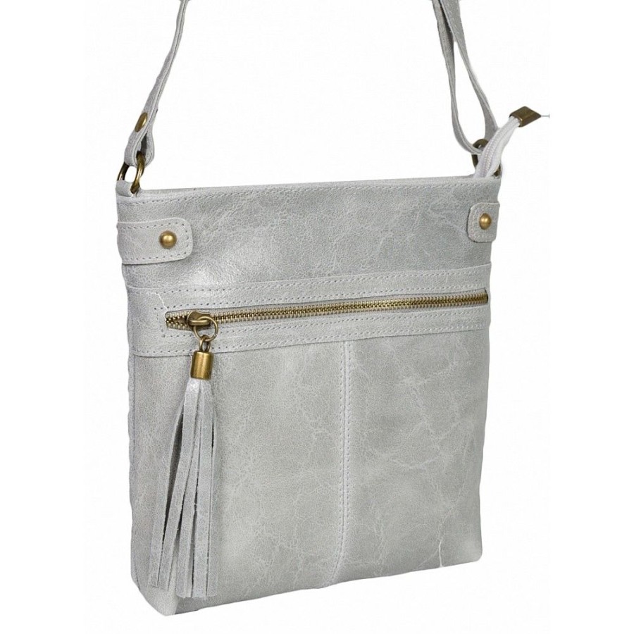 VERA Small Handbags | Vera Italy "Pilar" Light Grey