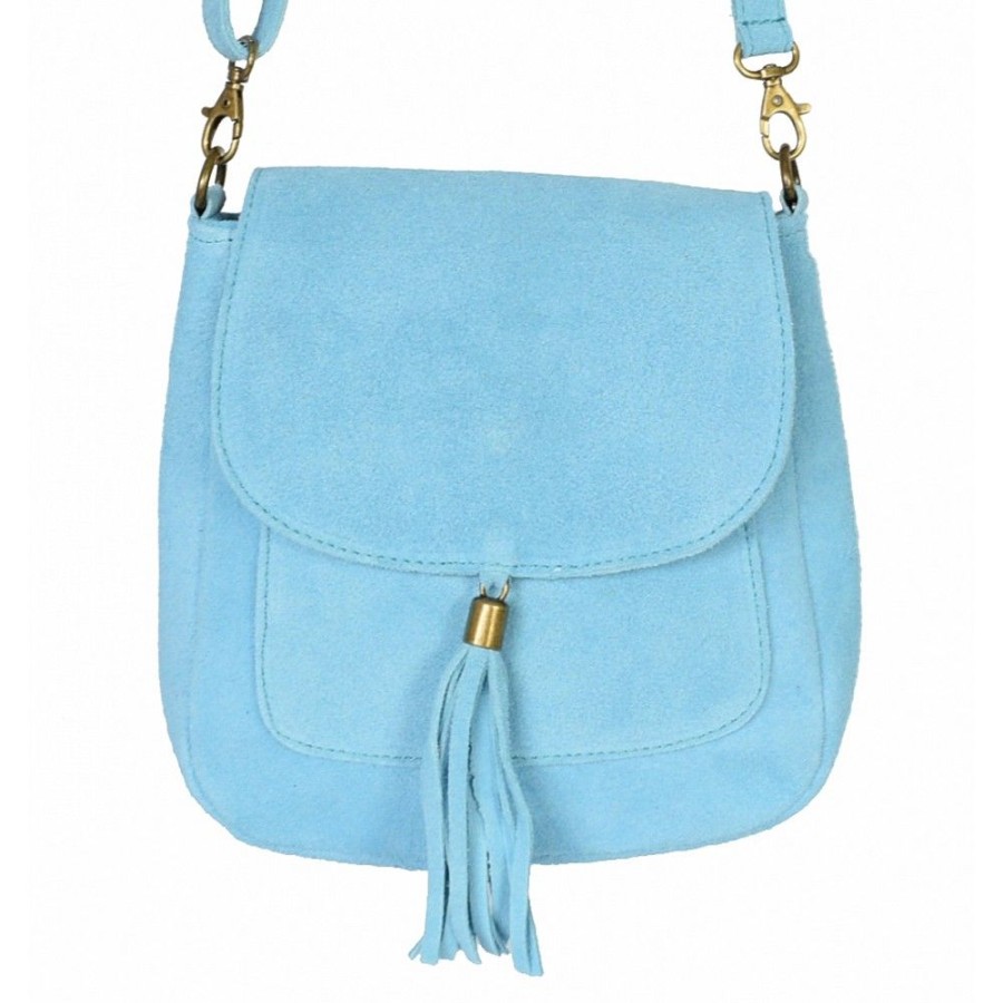 VERA Small Handbags | Vera Italy "Volante" Light Blue