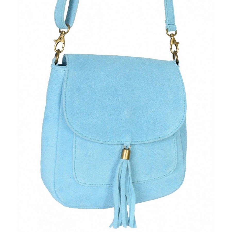 VERA Small Handbags | Vera Italy "Volante" Light Blue