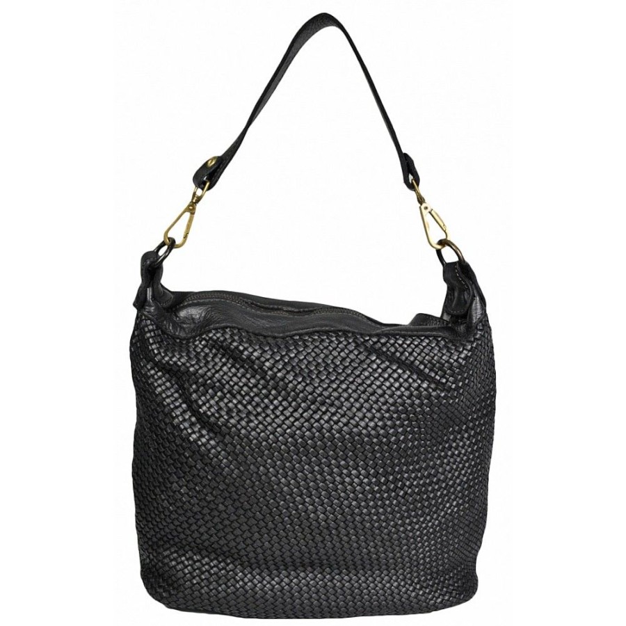 VERA Large Handbags | Vera Italy "Taleda" Black