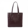 VERA Large Handbags | Vera Italy "Liritia" Bordeaux