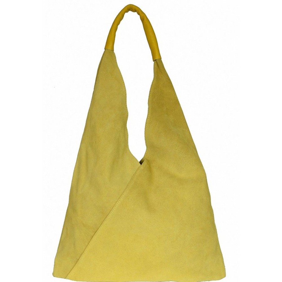 VERA Large Handbags | Vera Italy "Zaza" Yellow