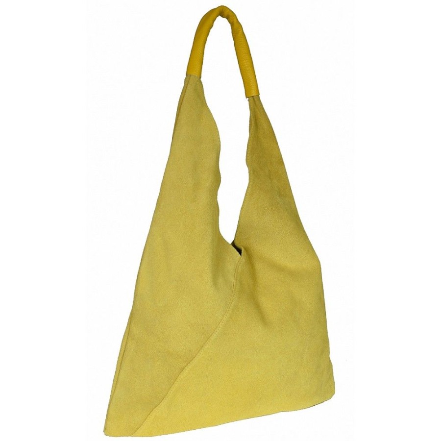 VERA Large Handbags | Vera Italy "Zaza" Yellow