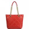 VERA Large Handbags | Vera Italy "Ratena" Red