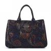 VERA Cross Body Handbags | Vera Italy "Manuela" Flower Print