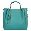 VERA Large Handbags | Vera Italy "Kelvina" Turquoise