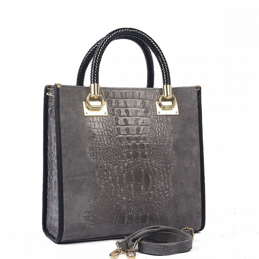 VERA Formal Handbags | Vera Italy "Peleda" Grey