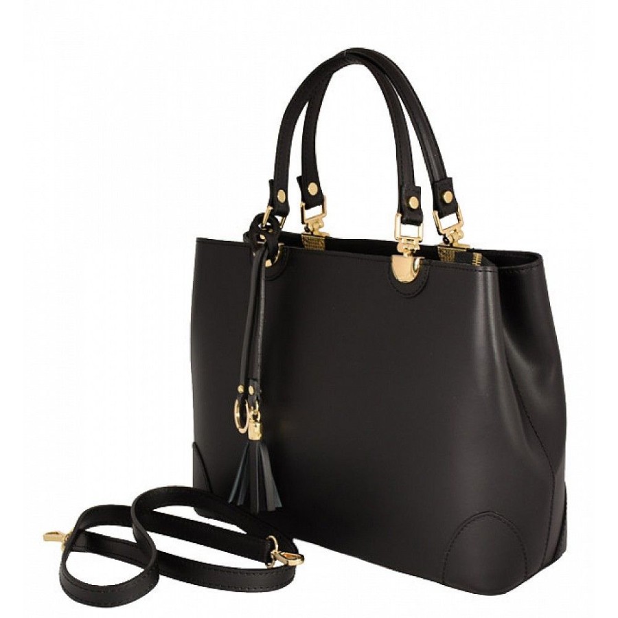 VERA Formal Handbags | Vera Italy "Leona" Black