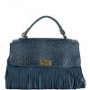 VERA Large Handbags | Vera Italy "Didea" Turquoise